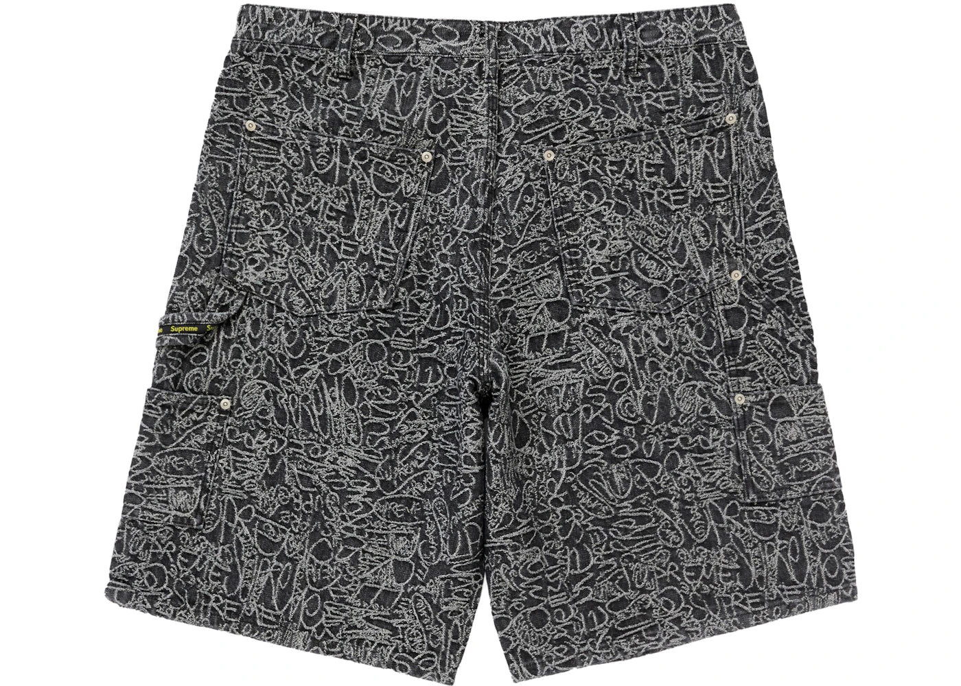 Supreme Handwriting Double Knee Denim Short Black – KICKS BOOMIN RVA