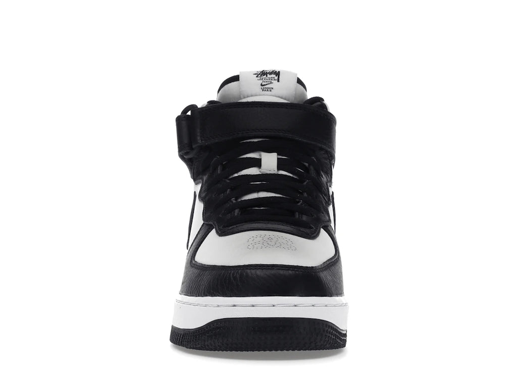Nike Air Force 1 Mid Stussy Light Bone Black