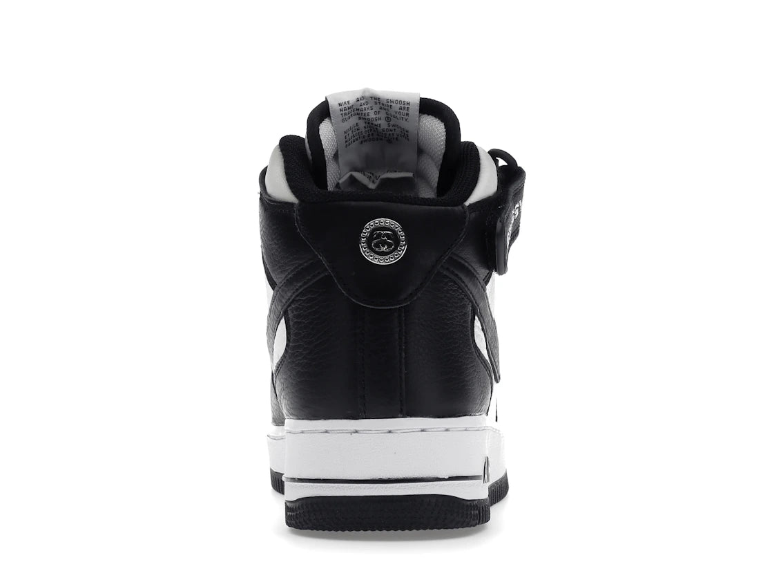 Nike Air Force 1 Mid Stussy Light Bone Black