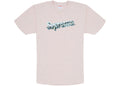Supreme Chrome Logo Tee Heather Pink