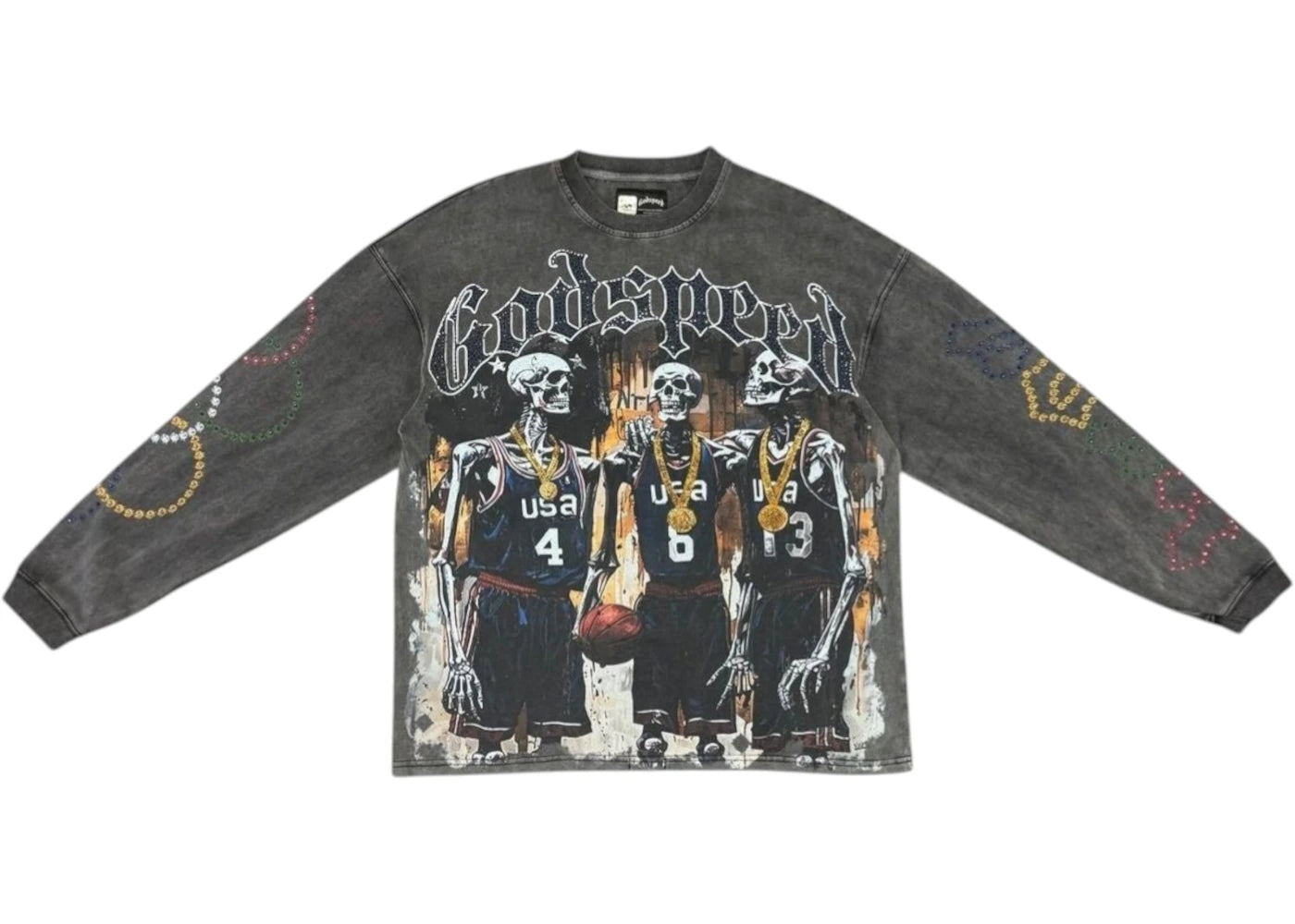Godspeed Dreamteam 24 Long-Sleeve VVS Tee Black Wash