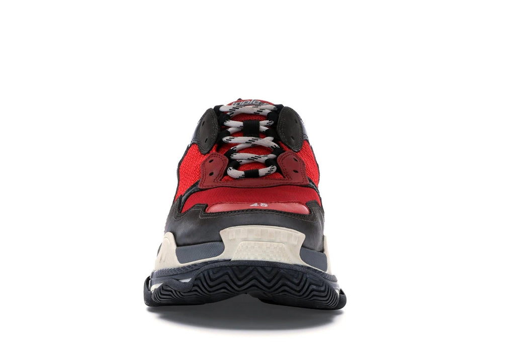 Balenciaga Triple S Red Black (Pre-Distressed)